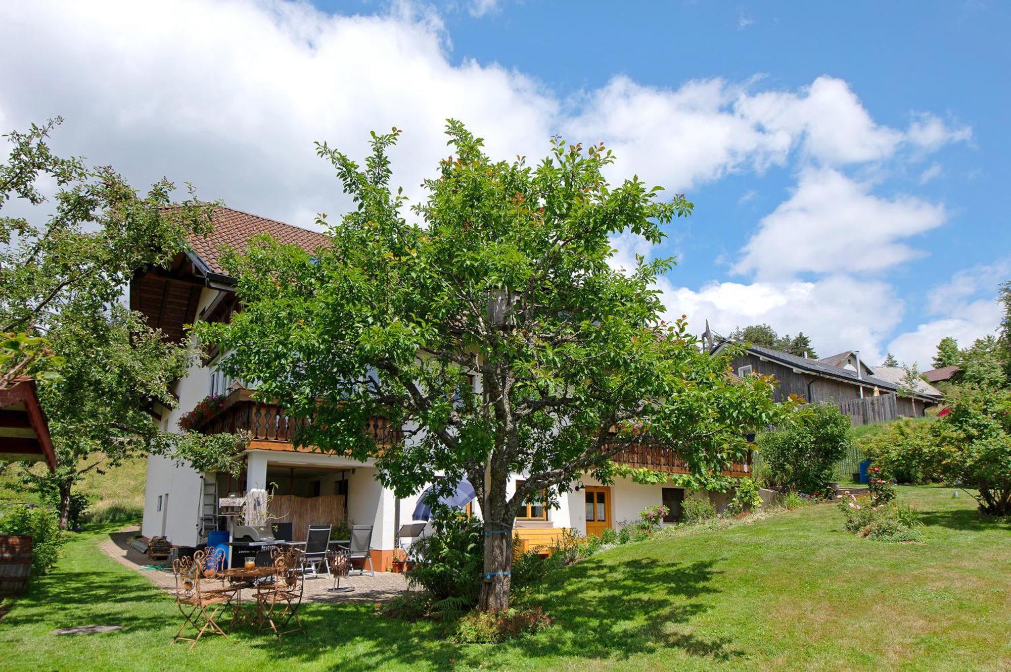Ferienwohnung Blasi Mit Alpensicht Ibach Bagian luar foto